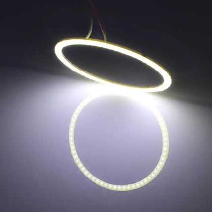 60mm Blue Angel Eyes LED Headlight Circles for Vehicles