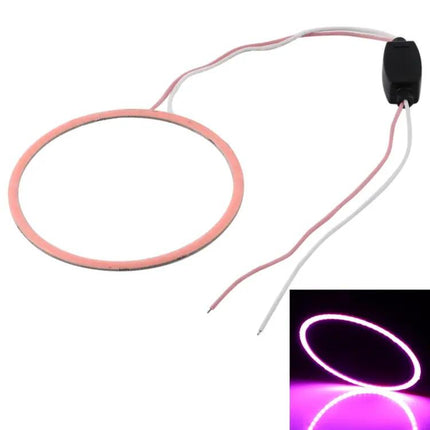 Angel Eyes 90mm COB LED Car Headlights For Vehicles