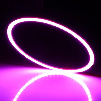 Angel Eyes 90mm COB LED Car Headlights For Vehicles