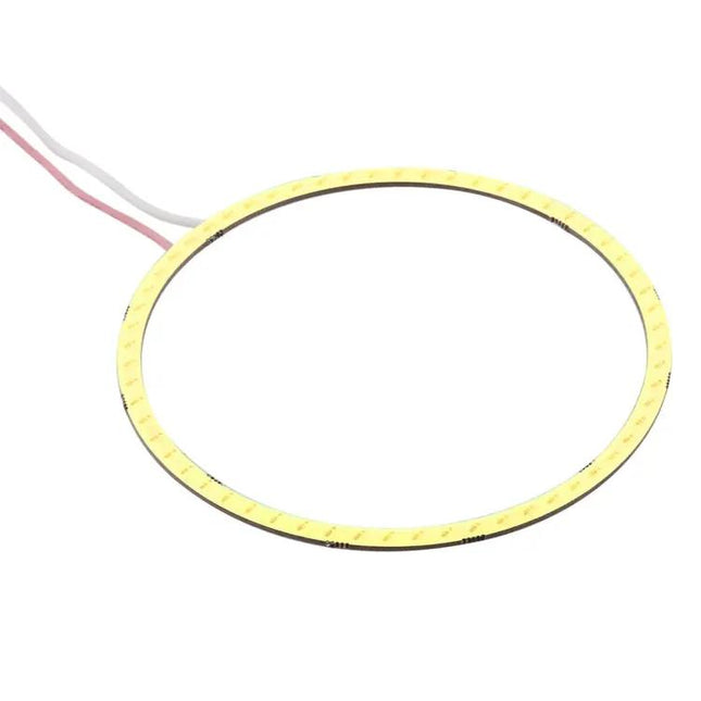 Angel Eyes 90mm COB LED Car Headlights For Vehicles