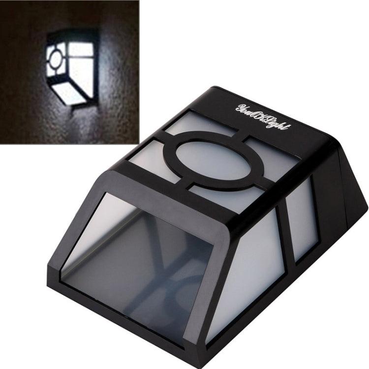 Solar-Powered LED Wall-Mounted Fence Light - Set of 2