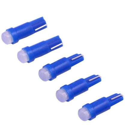 5 Pack T5 Instrument Light Bulbs for Vehicle Dashboard - blue T5 LED bulbs for instrument cluster replacements