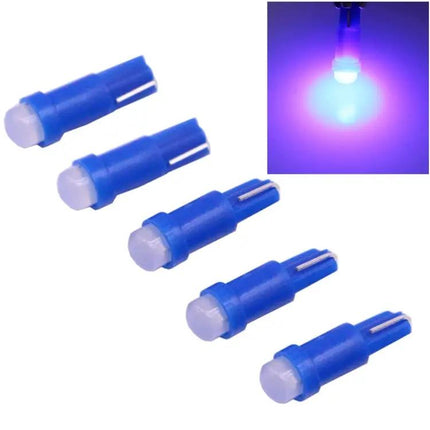 5 Pack T5 Instrument Light Bulbs for Vehicle Dashboard