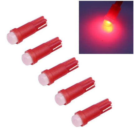 5 Pack T5 Instrument Light Bulbs for Vehicle Dashboard