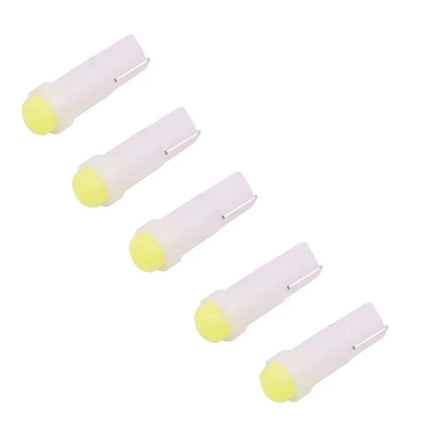 5 Pack T5 Instrument Light Bulbs for Vehicle Dashboard