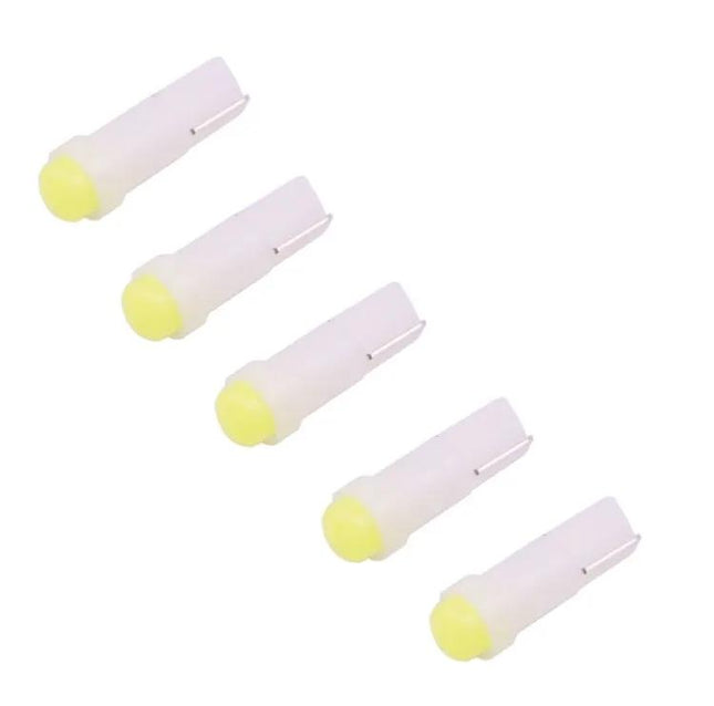 5 Pack T5 Instrument Light Bulbs for Vehicle Dashboard