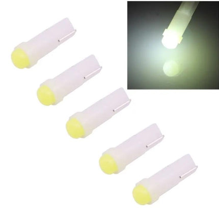 5 Pack T5 Instrument Light Bulbs for Vehicle Dashboard