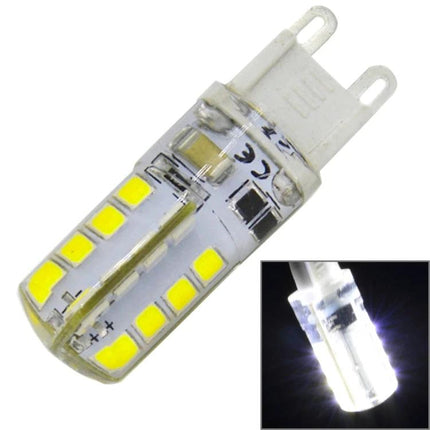 Versatile LED Light for Everyday Home and Kitchen Use compact G9 LED bulb showing multiple SMD chips and bright cool white output