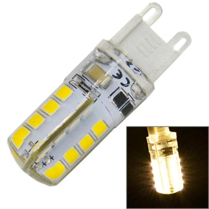Versatile LED Light for Everyday Home and Kitchen Use - compact G9 LED bulb showing multiple SMD chips and warm white glow