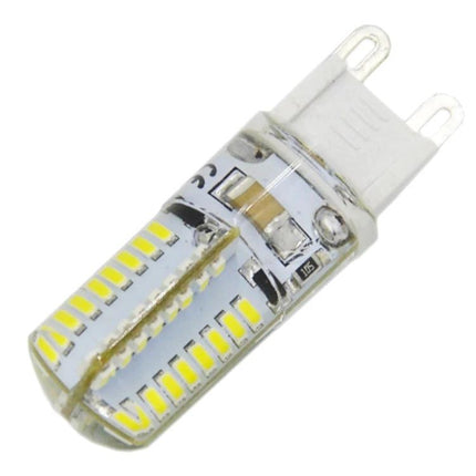 LED Lights for Everyday Home and Outdoor Use - close-up of G9 LED bulb with multiple SMD chips, low-energy interior and outdoor lighting