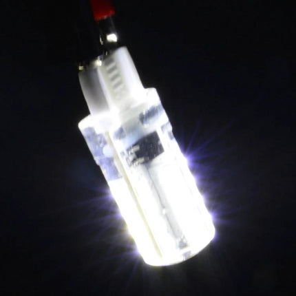 Close-up of a bright bulb showcasing LED Lights for Everyday Home and Outdoor Use illuminating a dark space, ideal for paths and kitchen counters