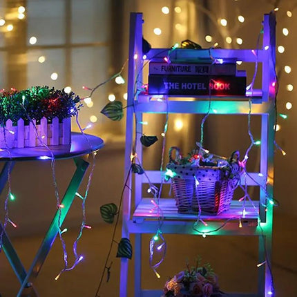 100 LED String Lights for Parties, 8-Mode Controller, US Plug