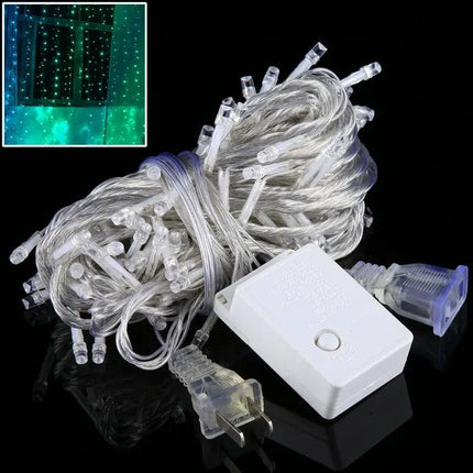 100 LED String Lights for Parties, 8-Mode Controller, US Plug