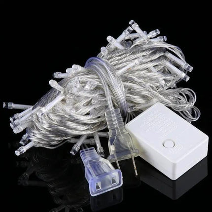 100 LED String Lights for Parties, 8-Mode Controller, US Plug