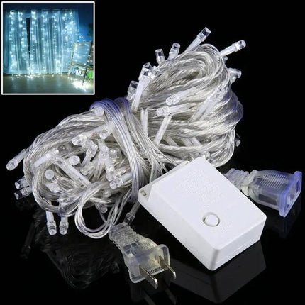 100 LED String Lights for Parties, 8-Mode Controller, US Plug