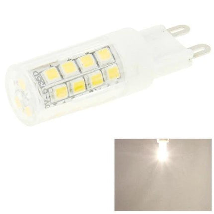 Warm White LED Light for Home and Studio Settings - compact G9 LED bulb providing soft, natural daylight glow for reading, hosting, and studio photography