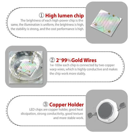 Red LED Light For Flashlight, Everyday Use, Compact Size