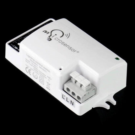 Ambient Light Control Sensor For Automatic Lighting white microwave detector module for road and garden lights, adjustable Lux thresholds