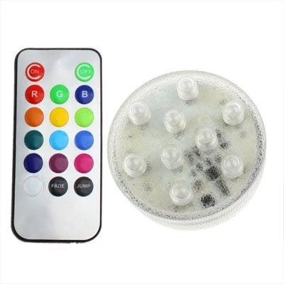 LED Light for Setting Cozy Home Moods with Remote Control - color-changing puck light with 13-color remote for cozy home ambiance