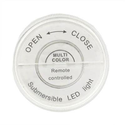 LED Light for Setting Cozy Home Moods with Remote Control - round submersible multi-color remote-controlled LED light top view