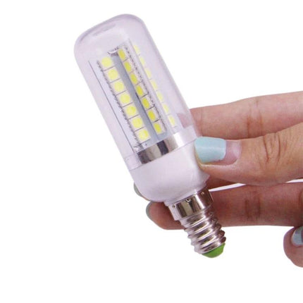 Essential Warm White LED Bulb for Daily Home Lighting - hand holding energy-saving LED corn bulb for cozy indoor reading and relaxing
