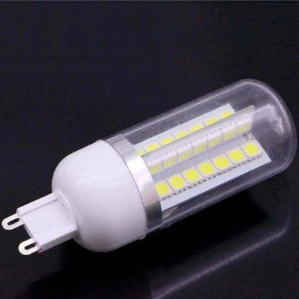 A Practical Warm White Bulb for Everyday Home Lighting shown as LED corn-style G9 bulb with soft inviting glow for living room and home office use
