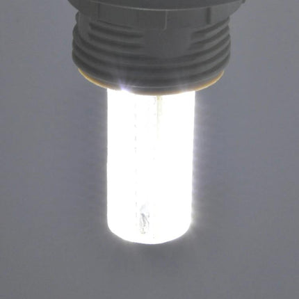 Warm White LED Light Bulb for Daily Home and Kitchen Use glowing in socket, soft energy-efficient illumination for cooking and reading