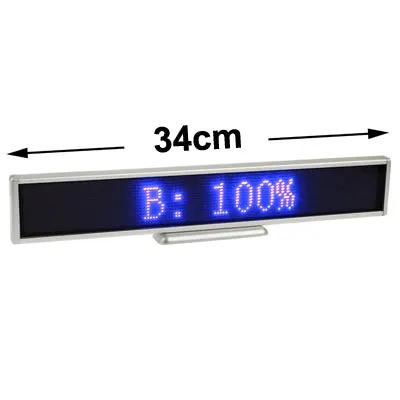Programmable LED Name Badge for Customizable Text Displays