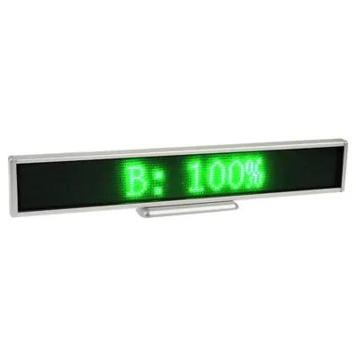 Programmable LED Name Badge for Customizable Text Displays