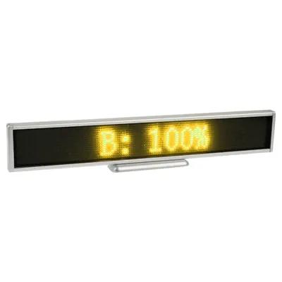 Programmable LED Name Badge for Customizable Text Displays