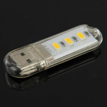 USB Flash Disk Style Reading Light For Power Banks White