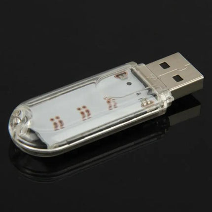 USB Flash Disk Style Reading Light For Power Banks White