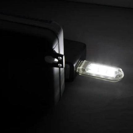 USB Flash Disk Style Reading Light For Power Banks White