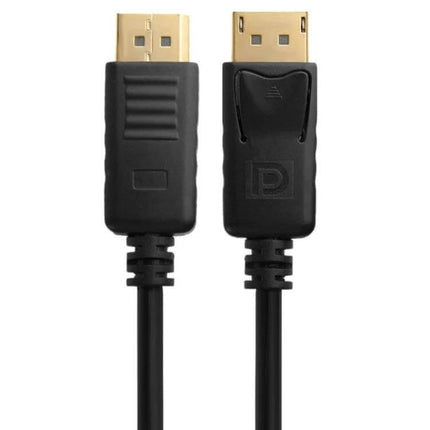 DisplayPort to HDMI Male Cable, Black, 1.8 Meters Long - black DisplayPort-to-HDMI cable with gold-plated connectors for PC to HDTV connections