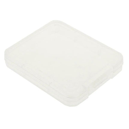 100 Pack Transparent Plastic Storage Boxes for CF Cards - clear protective CF card case, stackable, dust- and scratch-resistant organizer