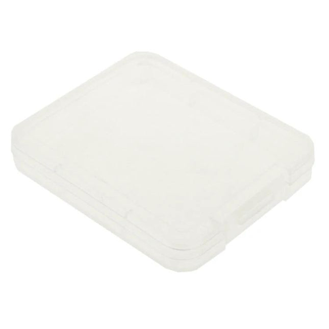 100 Pack Transparent Plastic Storage Boxes for CF Cards - clear protective CF card case, stackable, dust- and scratch-resistant organizer