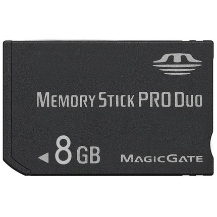 8GB Memory Stick Pro Duo Card for Storing Digital Files reliable 8GB storage for photographers gamers and handheld consoles