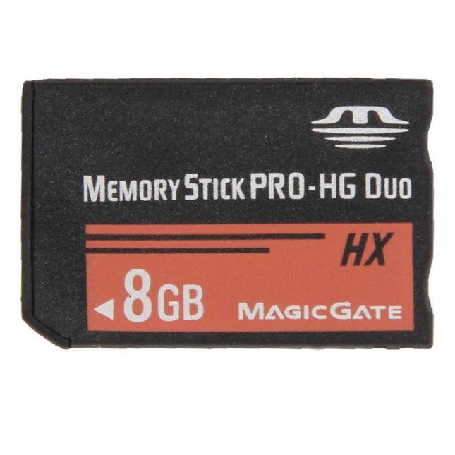 8GB Memory Stick Pro Duo for PlayStation Portable Devices - black/red MagicGate card for PSP storage