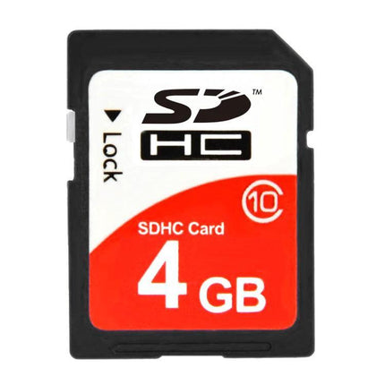High Speed 4GB Class 10 SDHC Memory Card for Cameras and Devices - compact 4GB Class 10 SDHC for reliable photo and video storage