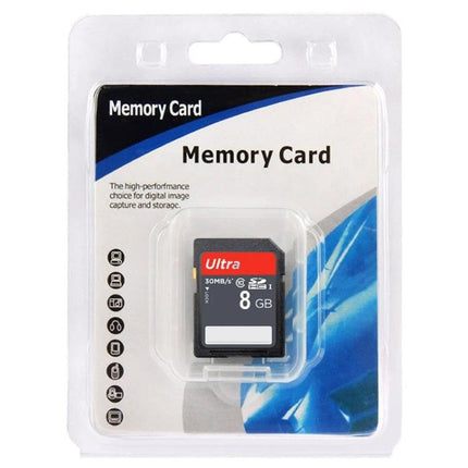 8GB Class 10 SDHC Memory Card for Storing Photos in Cameras - packaged Ultra 8GB SDHC for reliable photo storage and quick transfers