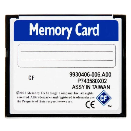 Compact Flash Memory Card for Digital Cameras and Devices, 4GB Capacity - white label CF card for photos, video and file storage, plug-and-play