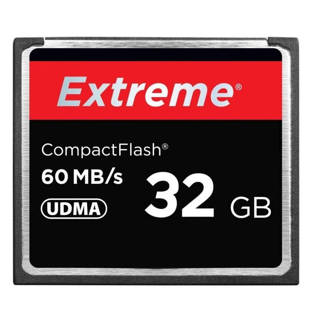 32GB Compact Flash Card for Storing Digital Photos - Extreme CompactFlash 60MB/s UDMA durable card for high-speed photo shoots
