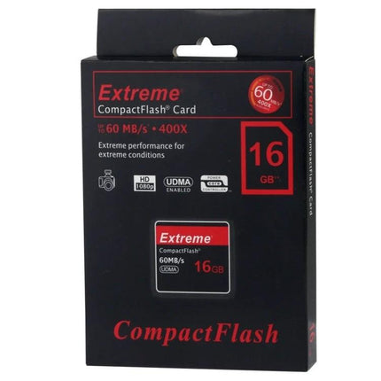16GB Extreme Compact Flash Card for Reliable Data Storage in Cameras - rugged 16GB CF card, 60MB/s read speed for photographers