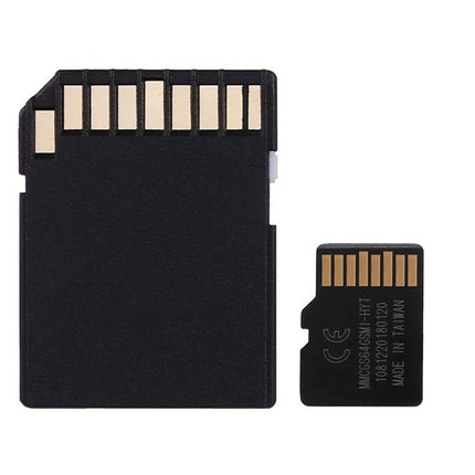 64GB Micro SD Memory Card for Storing Photos and Videos - black MicroSD card and adapter for cameras and phones