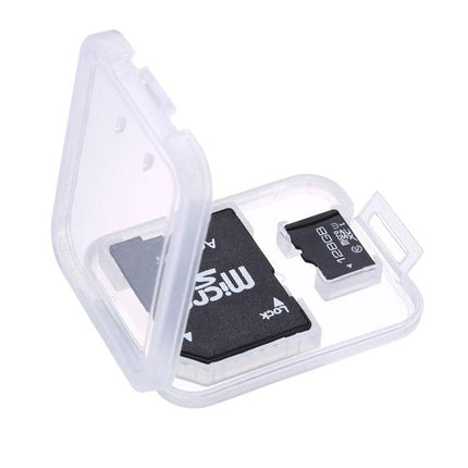 128GB Class 10 Micro SD Card for Photo and Video Storage - microSD card and adapter in clear protective case for smartphones, cameras, tablets