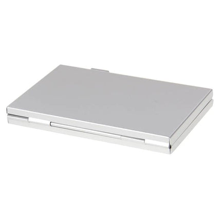 Sleek Aluminum SD Card Storage Case for Safe Daily Protection - compact silver SD card organizer and protector