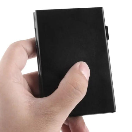 Silver Aluminum Protective Case for Storing TF Memory Cards
