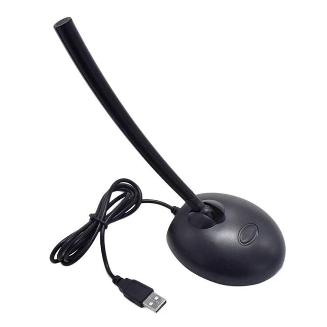 USB Microphone for Home Office Recording Sessions - plug-and-play desktop USB mic with flexible gooseneck for clear home office audio