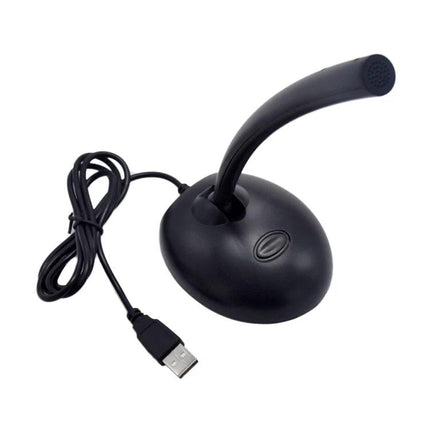 USB Microphone for Home Office Recording Sessions – compact plug-and-play USB mic with flexible gooseneck for clear home office audio