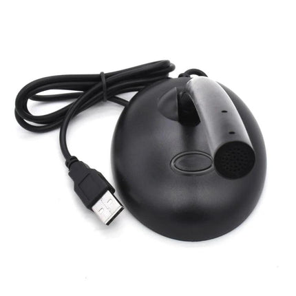 USB Microphone for Home Office Recording Sessions - compact plug-and-play USB mic on desktop stand for clear voice calls and basic podcasting